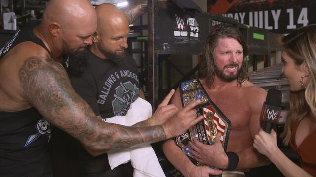AJ Styles revels in his United States Championship victory: WWE.com Exclusive, July 14, 2019 backdrop