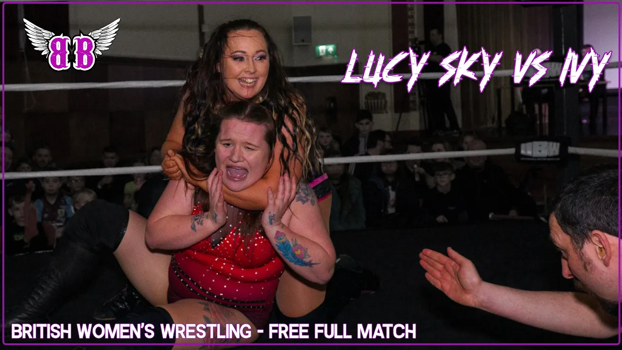Loud, Ruthless, Unfiltered! Ivy vs. Lucy Sky | Must-See Women’s Wrestling background