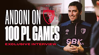 Andoni Iraola reflects on 100 Premier League games as AFC Bournemouth head coach