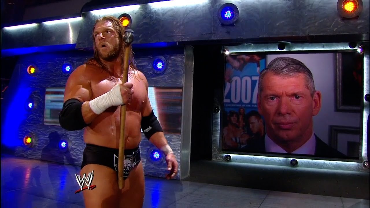 Triple H Breaks the Titantron background