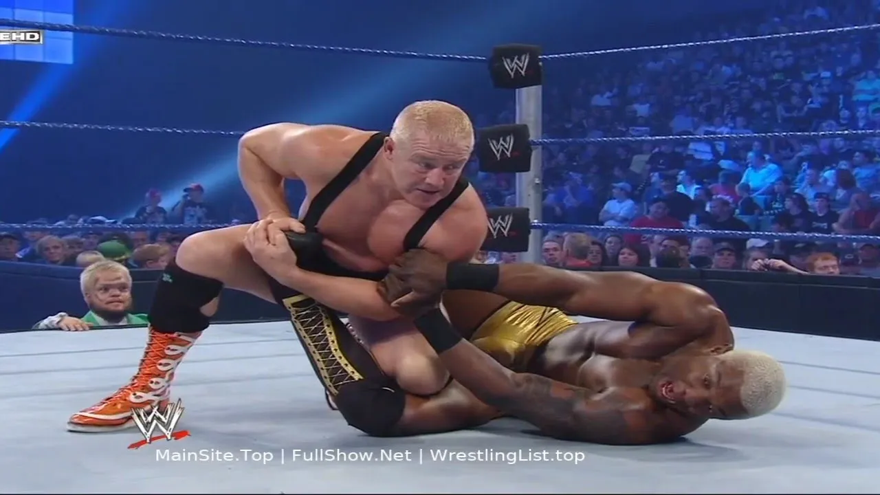 Shelton Benjamin 🐵 vs. Finlay🍀 (Smackdown 22/8/2008)Qualifying Match.Part.1