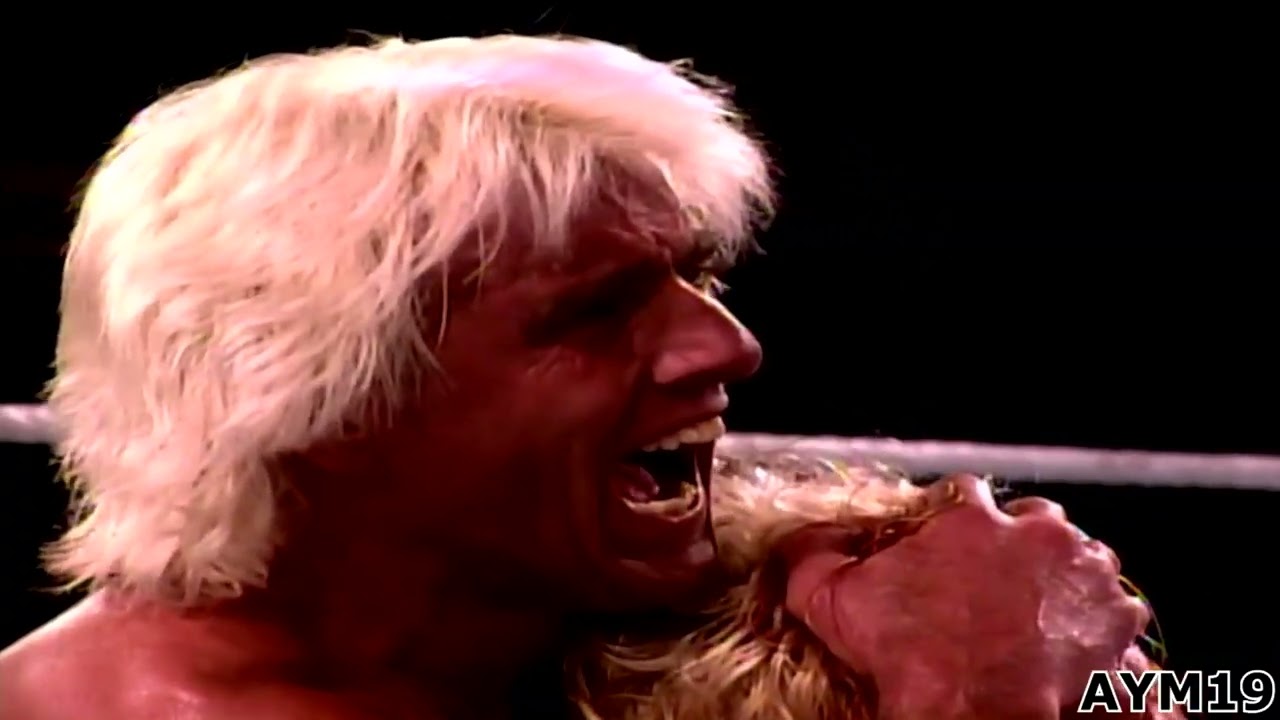 «GOLDEN CLASSIC” Ric Flair vs Mr.Perfect “Loser Leaves Town” RAW 1/25/1993 Highlights backdrop