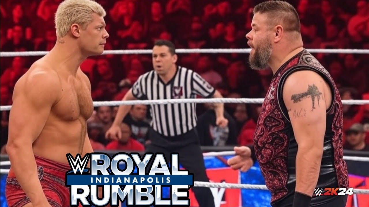 WWE Royal Rumble 2025nFull Match Cody Rhodes Vs Kevin Owens HD Wrestling Reality Highlights background