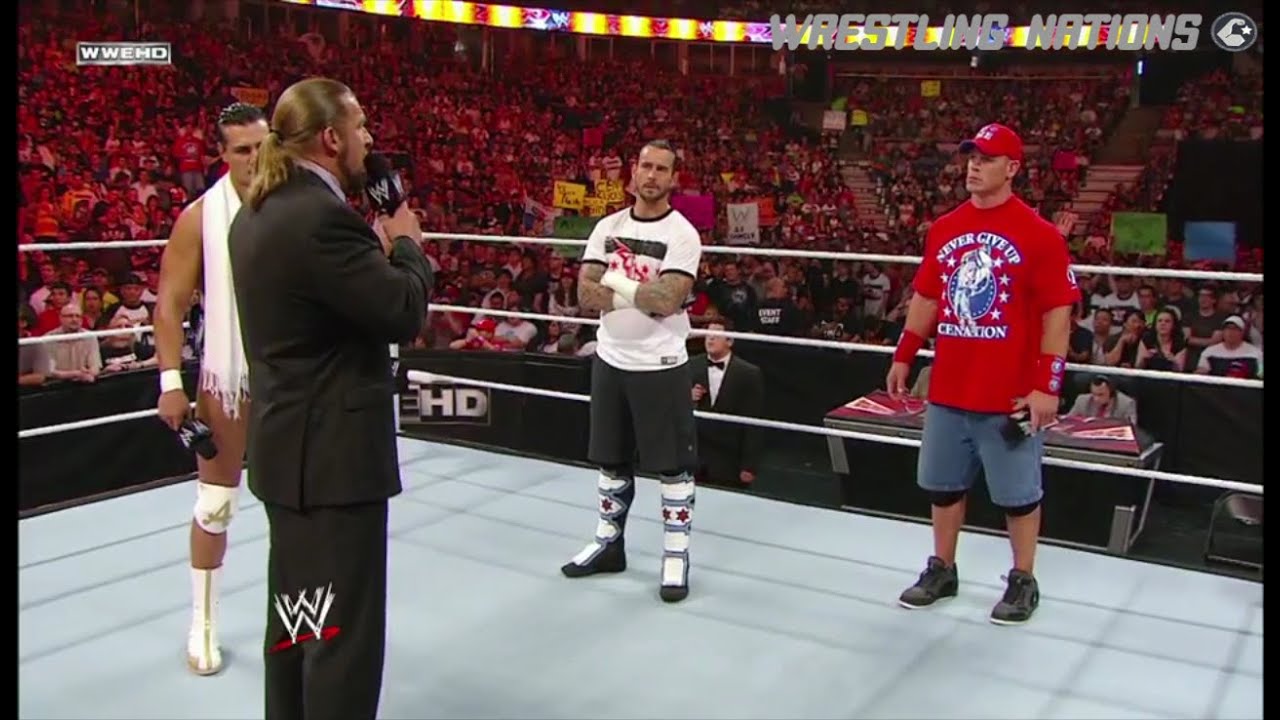 John Cena, CM Punk, Triple H & Alberto Del Rio Raw Opening Segments