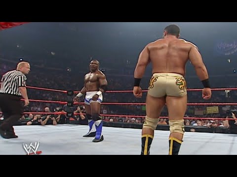 Shelton Benjamin 🐵 vs. Muhammad Hassan & Daivari (Raw 06/6/2005) Intercontinental Championship. 👑