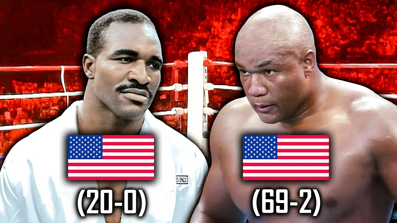Evander Holyfield (USA) vs George Foreman (USA) | Boxing Fight Highlights