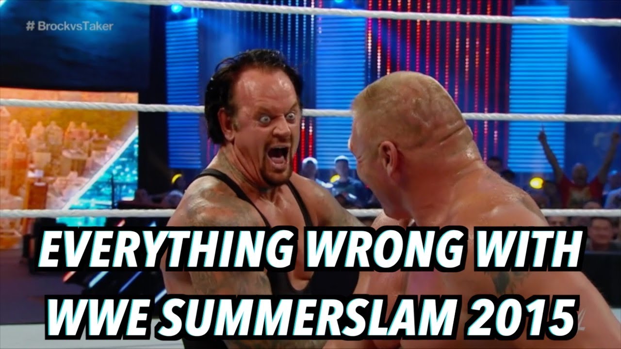 Everything Wrong With WWE SummerSlam 2015 background
