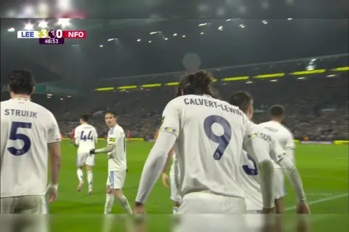 [Goal] 10th league goal! Groev assists Calvert-Lewin to score with a chest trap