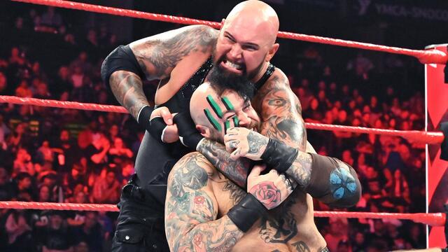 Luke Gallows & Karl Anderson vs. The Viking Raiders: Raw, June 24, 2019 background