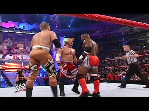 Shelton Benjamin vs. Chris Jericho vs. Christian (Raw 04/4/2005)WWE Intercontinental Championship.👑