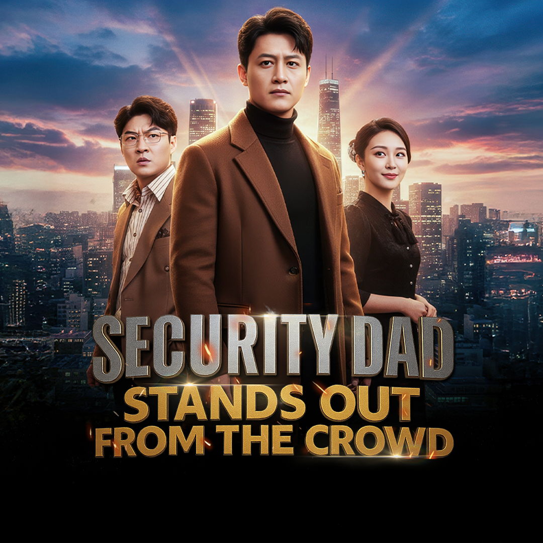 Security dad stands out from the crowd poster