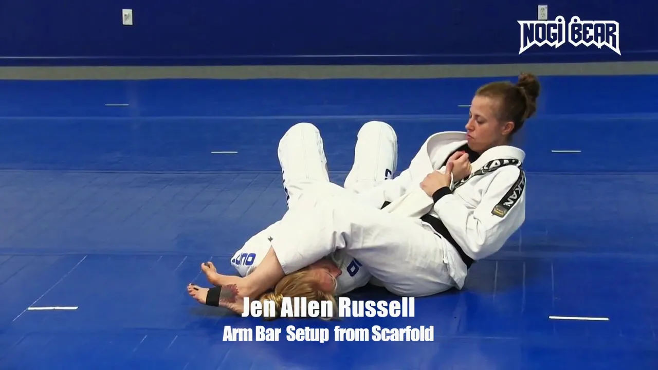 Girls Grappling:  Jen Allen Russell of OCJJ Remastered Classic • Arm Bar Setup from Scarfold