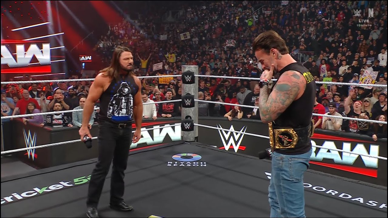 CM Punk interrupts AJ Styles - WWE RAW | Jan. 26, 2026
