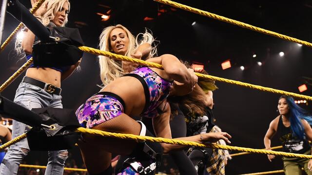Raw, SmackDown and NXT women throw down in wild brawl: WWE NXT, Nov. 20, 2019