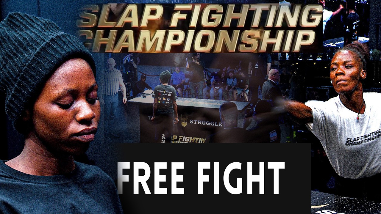 The Most Twisted Slap Fighting Ever! Clash of the Sisters! Ritah vs Shakirah | SFC Arabia, Dubai backdrop