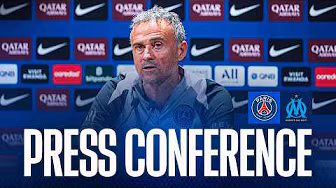 CONFÉRENCE DE PRESSE DE LUIS ENRIQUE AVANT PARIS - MARSEILLE