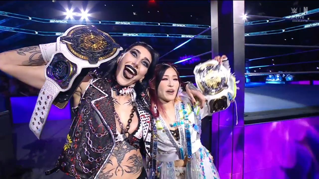 Rhea Ripley and Iyo Sky Entrance - WWE SmackDown | Feb. 6, 2026