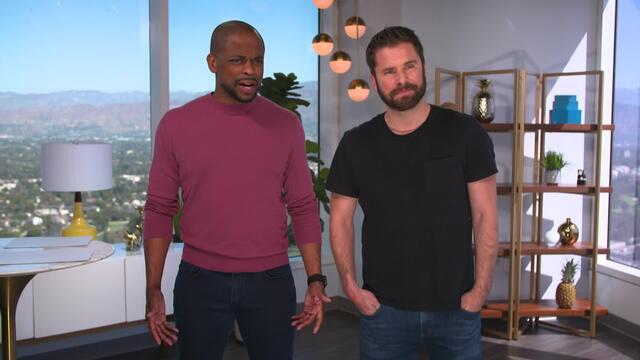"Psych" stars Dulé Hill & James Roday on tonight’s WWE Draft background