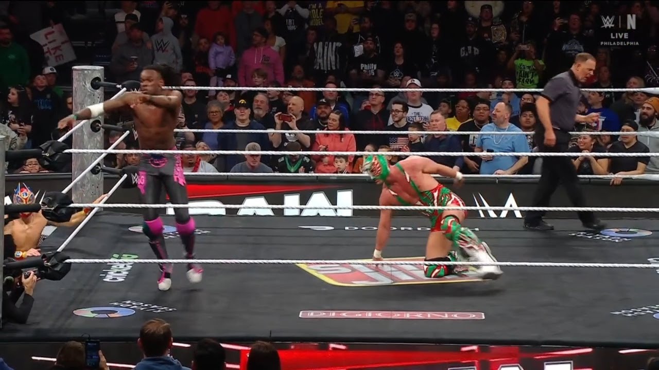 Je’Von Evans Vs El Grande Americano - WWE RAW | Feb. 2, 2026