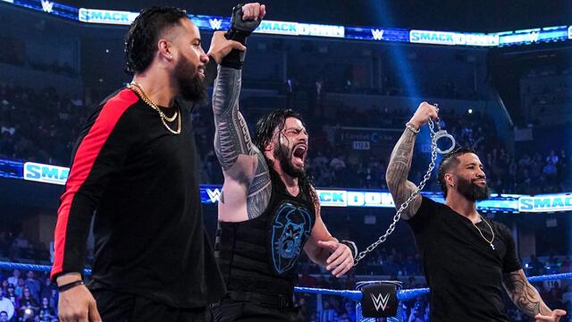 The Usos react to Roman Reigns’ dog food incident: WWE After the Bell, Jan. 9, 2020 background