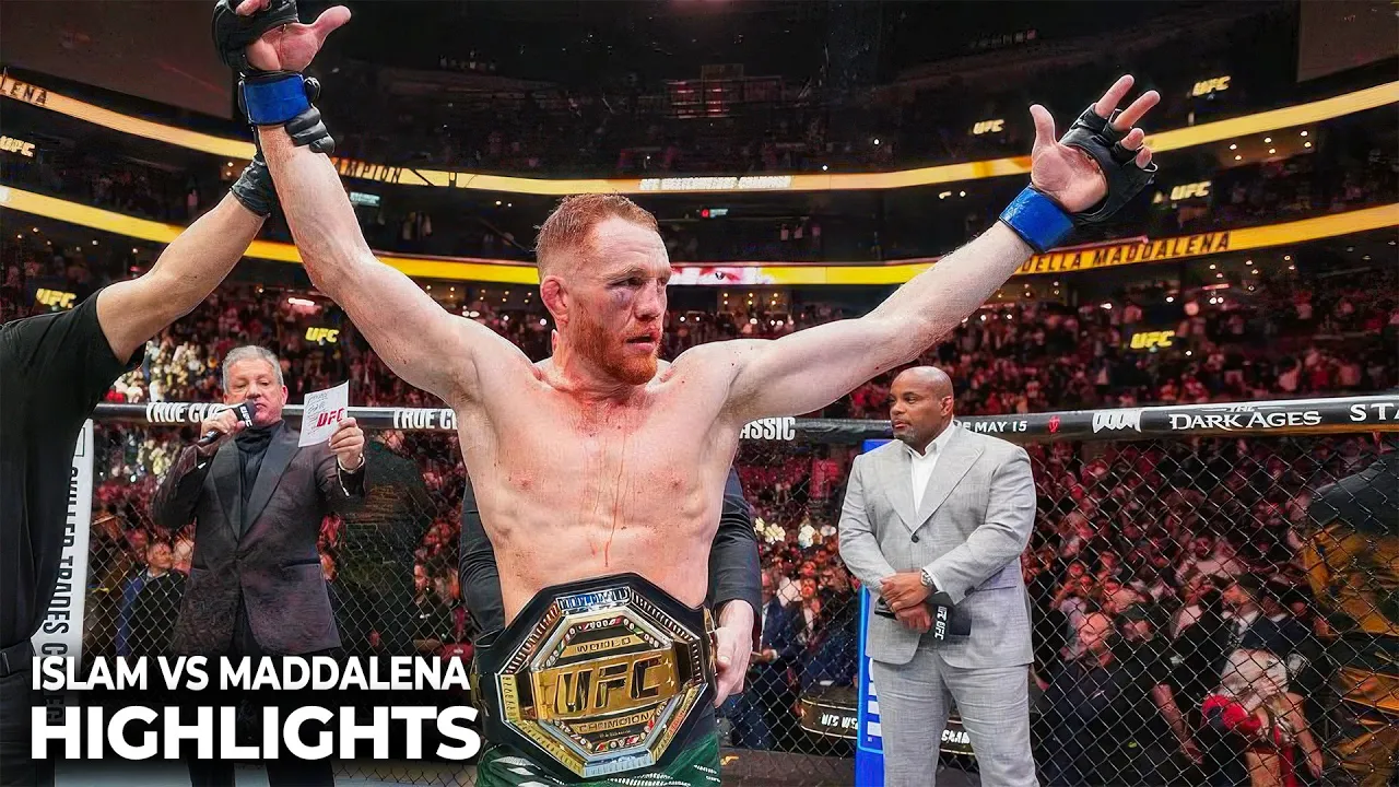 Islam Makhachev vs. Jack Della Maddalena Full Fight Highlights 2025