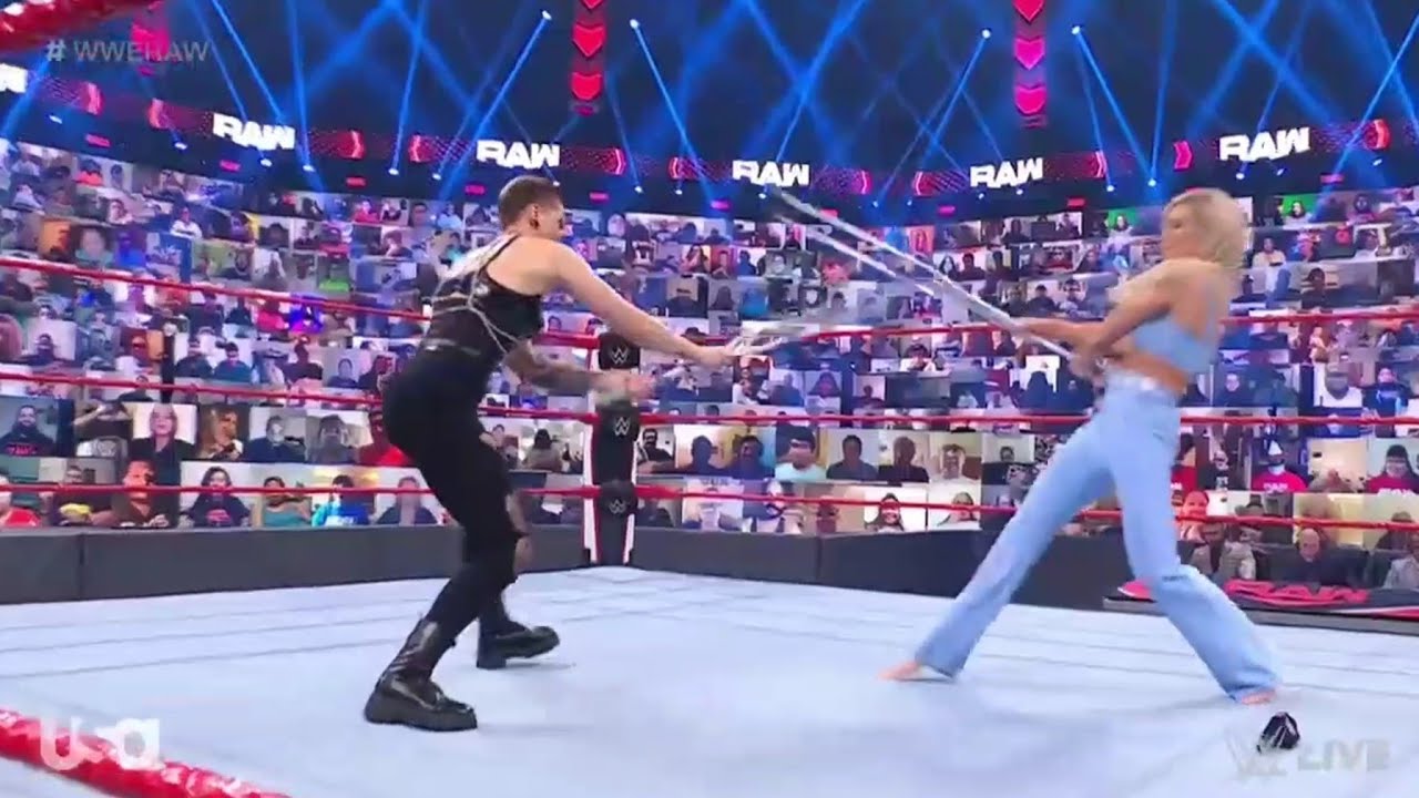 Charlotte Flair & Rhea Ripley Segment background