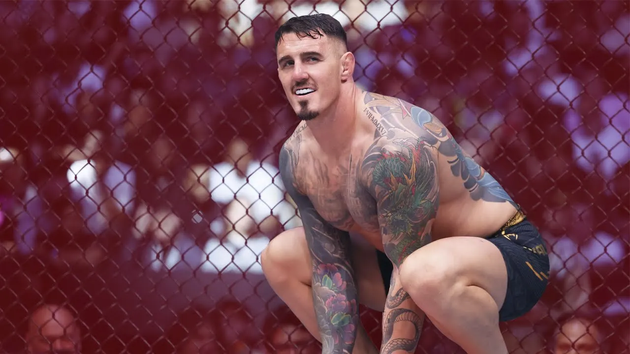 Every Tom Aspinall Finish In The UFC background