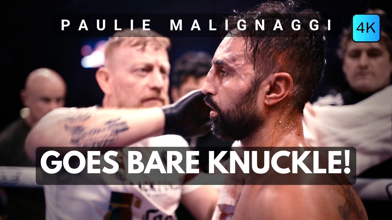 PAULIE MALIGNAGGI Corner Advice Bare Knuckle Boxing backdrop