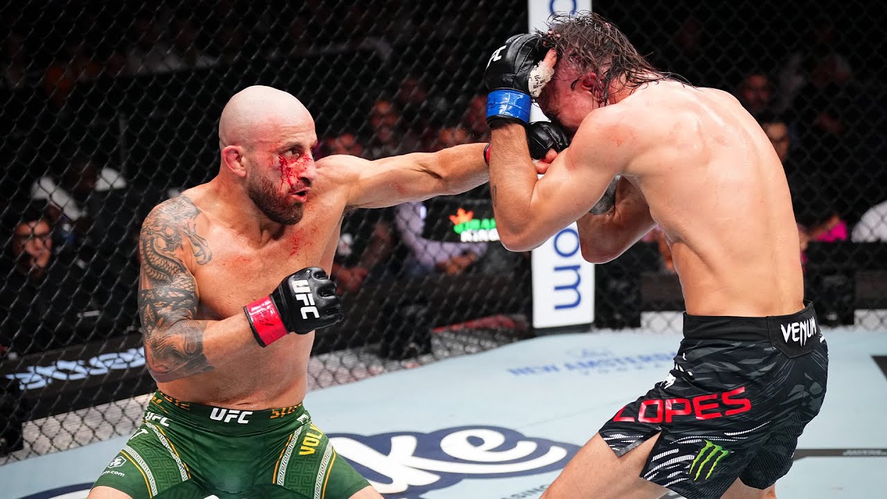 Александр Волкановски vs Диего Лопес 1 | Полный бой