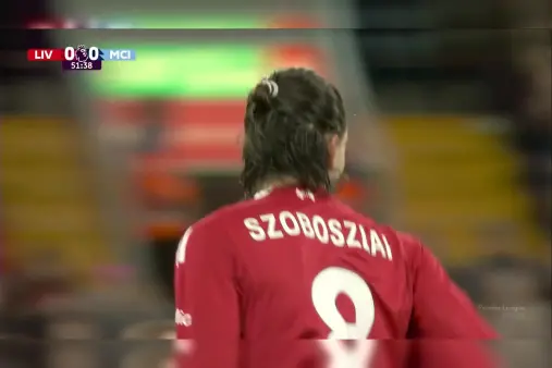 [Highlights] First shot on target! Szoboszlai's low-driven effort from a tight angle saved by the goalkeeper