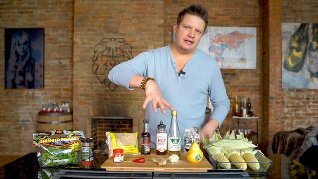 Greg Hamilton prepares the perfect steak dinner: Superstar Home Cooking background