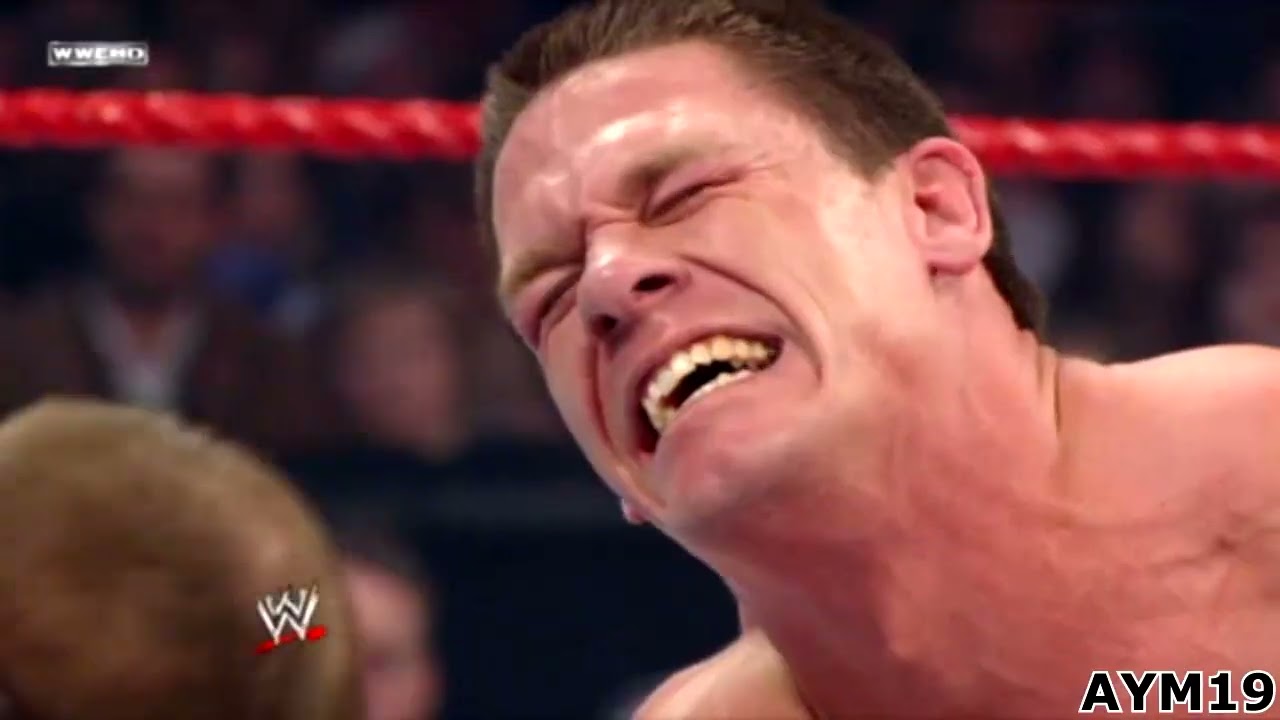 John Cena vs Shawn Michaels RAW 3/10/2008 Highlights background