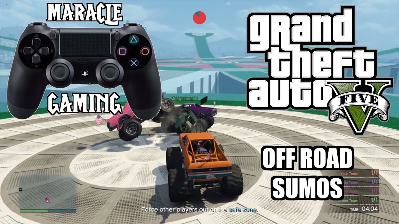 MARACLE GAMING: GTA V Online (Monster Truck Sumos)