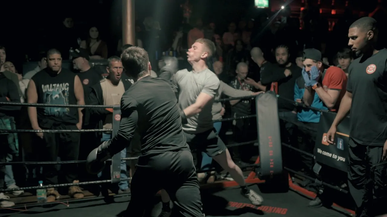 DEVASTATING HEAVYWEIGHT KO!! | GUY FROM CROWD JUMPS IN?? KOTR UK backdrop