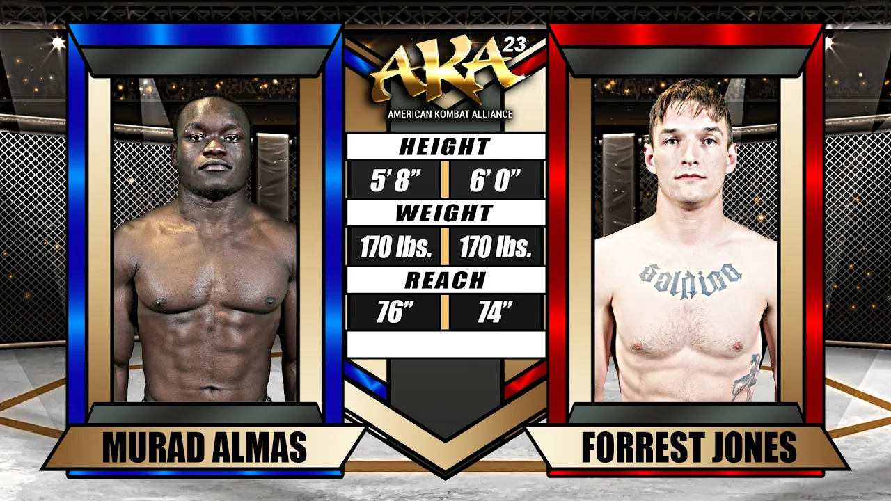 AKA 23 Fight 8 Murad Almas vs Forrest Jones