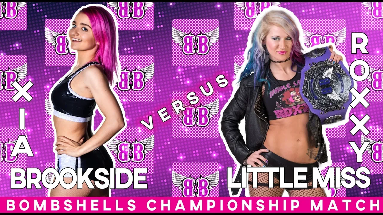 Xia Brookside Vs Little Miss Roxxy | Full Bombshells Championship Match | British Women's Wrestling background
