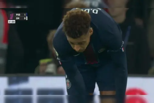 [Highlights] Desire Doue's narrow-angle shot saved by the goalkeeper