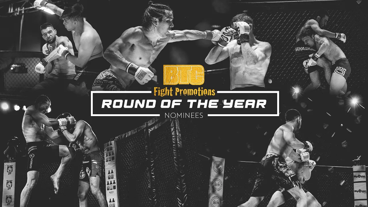 Round of the Year Nominations - BTC Fight 2023 MMA Awards background