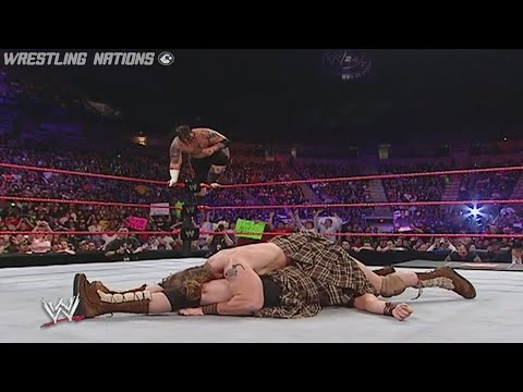 Umaga vs The Highlanders 2 on 1 Handicap Match background
