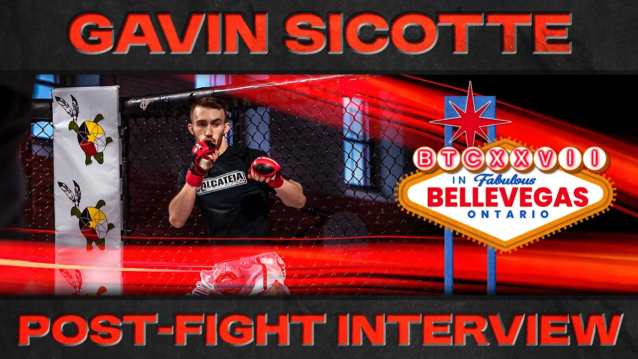BTC XXVII Post-Fight Interview w/ Gavin Sicotte