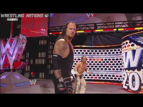 Shawn Michaels Stunned The Phenom after Tag team Match backdrop