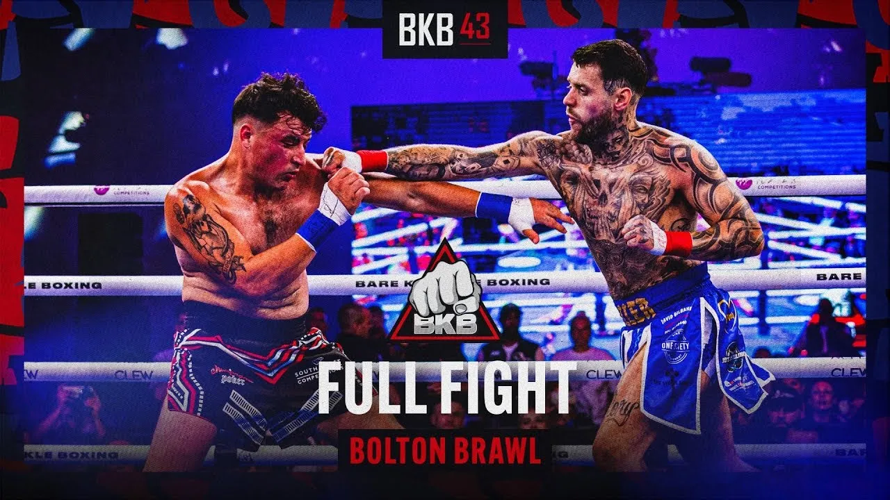 Bare Knuckle THRILLER | Alex Wilson vs Braidie Harkett | BKB 43 - Bolton background