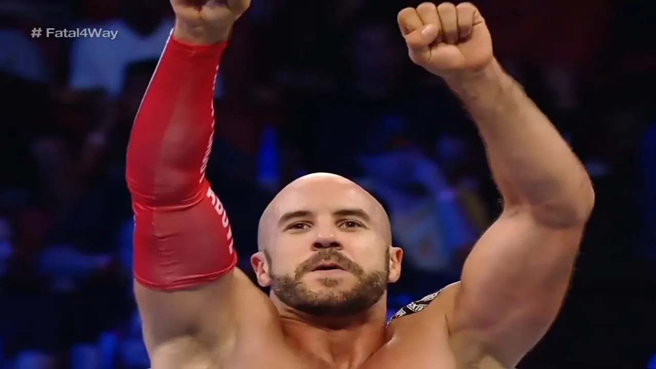 Cesaro vs. Alberto del Rio vs. Apollo Crews vs. Sheamus (SmackDown 30/6/2016) backdrop