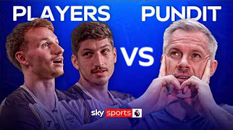 Jamie Carragher vs Vitaly Janelt and Sepp van den Berg | Player vs Pundit 🐝