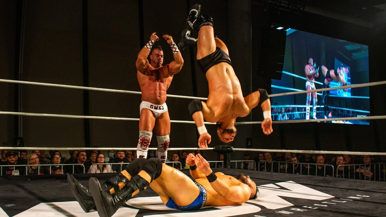 The Parea vs Flippin Machines | WSW Tag Team Championship : PHOENIX RISING 2022 background