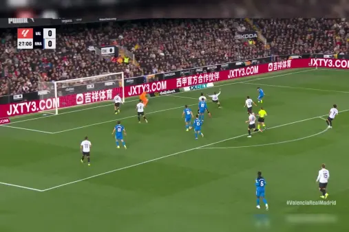 [Highlights] Selfless pass! David Jimenez receives Mbappe's pass and fires a shot saved