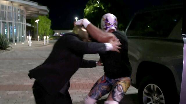 El Hijo del Fantasma evades abduction by masked men: WWE NXT, April 22, 2020