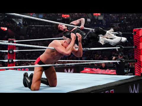 Gunther vs Dominik Mysterio RAW 4/3/2024 Highlights background
