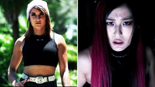 Dakota Kai and Io Shirai look ahead to their TakeOver XXX clash: WWE NXT, Aug. 12, 2020 background