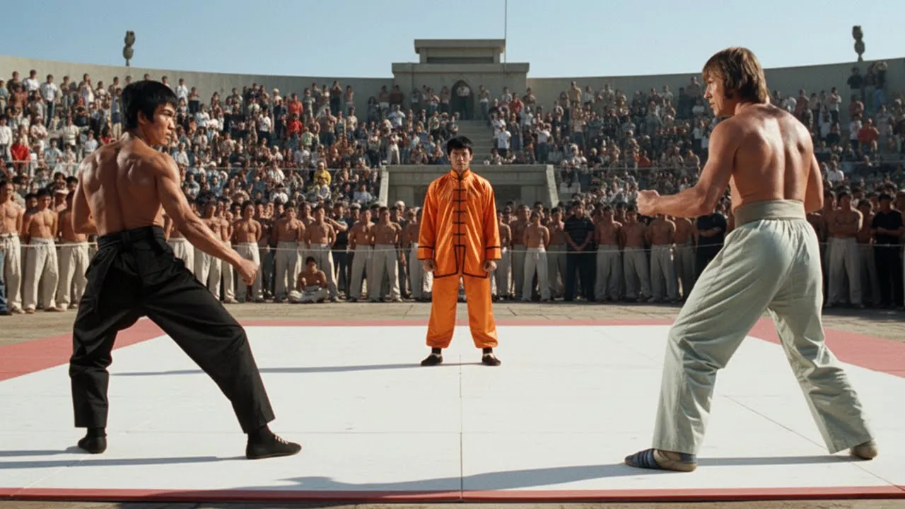 Rare Footage of Bruce Lee's Real Fight With Chuck Norris That You've Never Seen